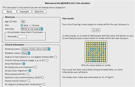 how to calculate q score|NHS Health Checks: QRISK®3 Explained.